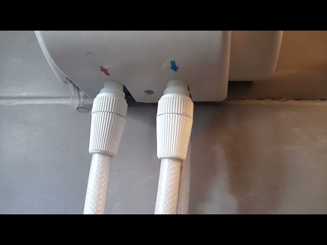 Çeşmeye Musluğa şofben hortumu nasıl bağlanır How to connect water heater hose to fountain faucet