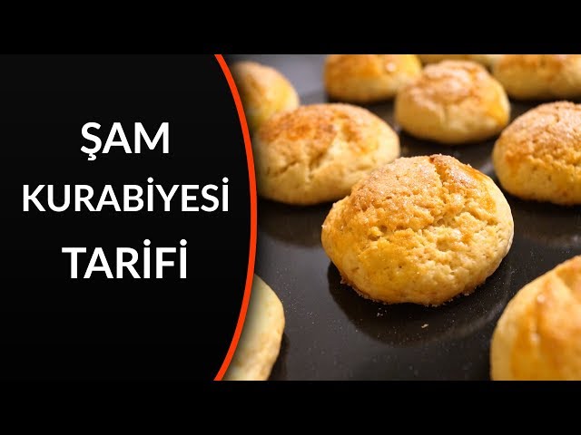 ŞAM KURABİYESİ -Portakallı şam kurabiyesi