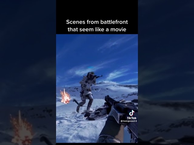 SCENES FROM BATTLEFROND THAT SEEM LİKE A MOVİE #battlefront #battlefront2clips #shorts