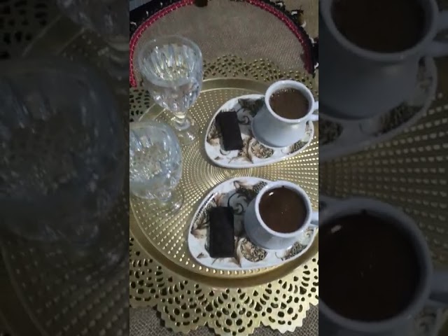 Türk kahve keyfi.