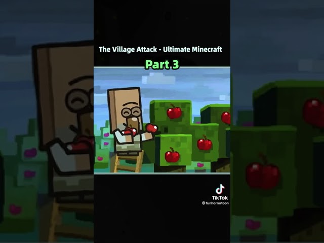 Escape from the villains in minecraft! #shorts