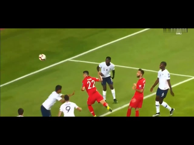 Türkiye 2 Fransa 0 Tarihi fransayı ezdiğimiz maçın özet görüntüleri