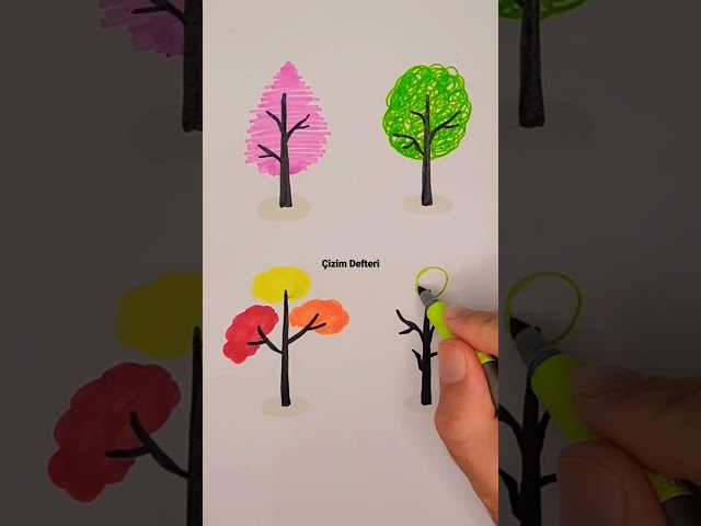 Which Tree? ????????????????#shorts #drawing #shortvideo