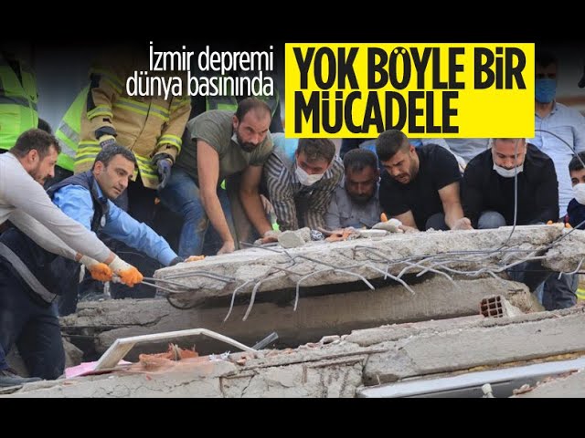 İzmir Deprem anı yıkılan bina görüntüleri  30.10.2020