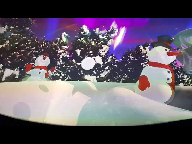 360 derece karda ekran yolculuğu dijital ekran