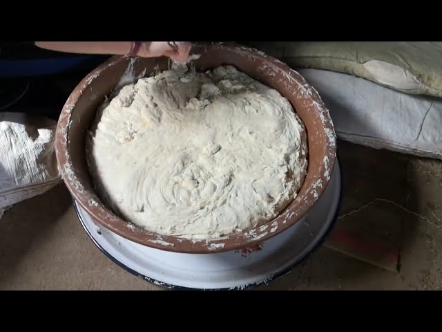 Bazlama Mayalı ekmek yapılışı Akarköy