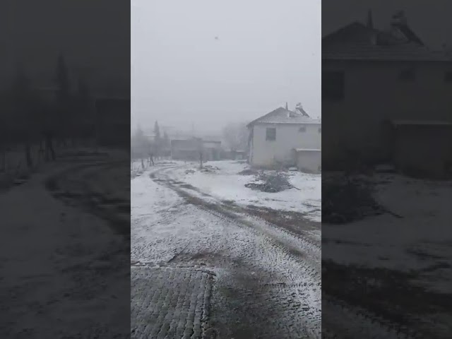 Kar fırtına Akarköy